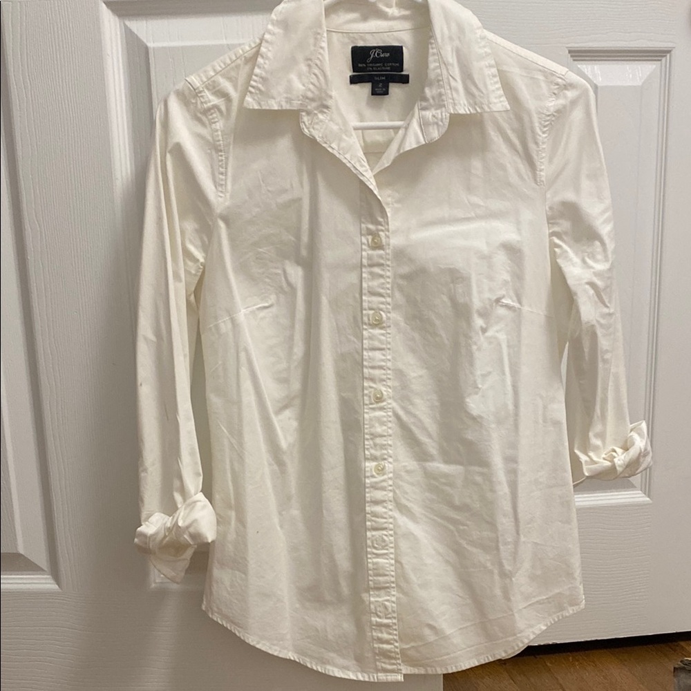 J. Crew Men's White Shirt